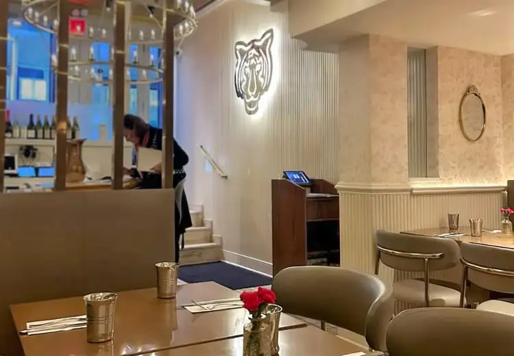 Inside Bengal Tiger Indian Food in NYC